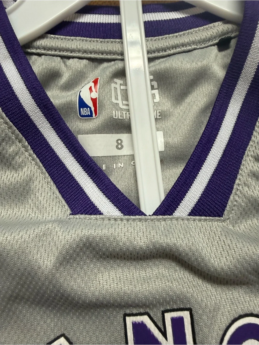 NBA Los Angeles Lakers Grey and Purple Kids Mesh Pajama Set